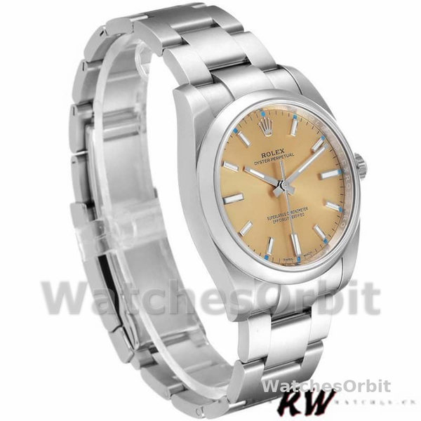 Rolex Oyster Perpetual 114200 White Grape Index Dial 34mm Unisex Replica watch
