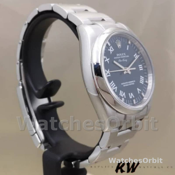 Rolex Oyster Perpetual Air-King 114200 Blue Dial 34mm Unisex Replica Watch