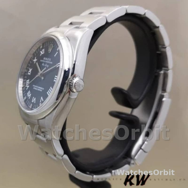 Rolex Oyster Perpetual Air-King 114200 Blue Dial 34mm Unisex Replica Watch