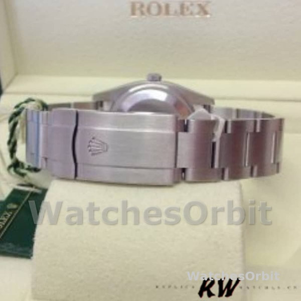 Rolex Oyster Perpetual Air-King 114200 White Dial 34mm Automatic Unisex replica watch