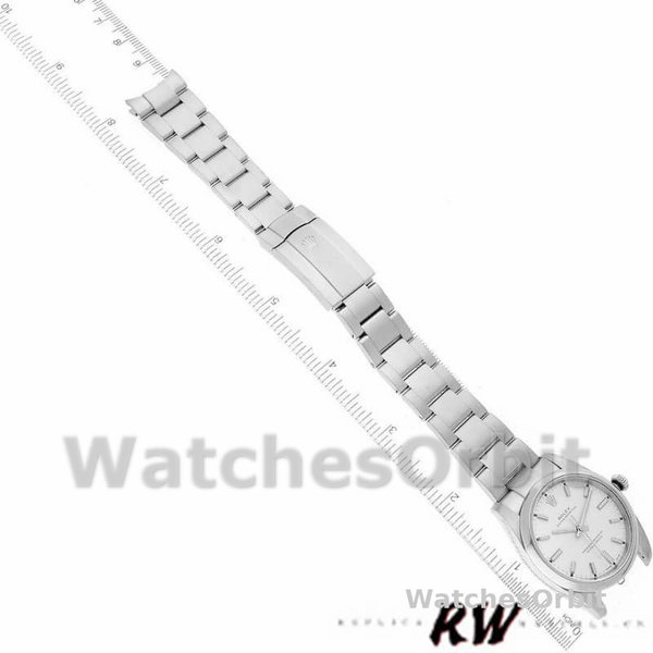 Rolex Oyster Perpetual Air-King 114200 White Index Dial 34mm Unisex Replica watch