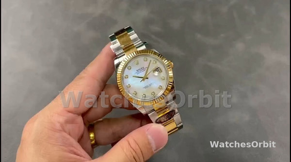 Rolex Datejust 126233 White MOP Diamond Dial 36MM Unisex Replica Watch