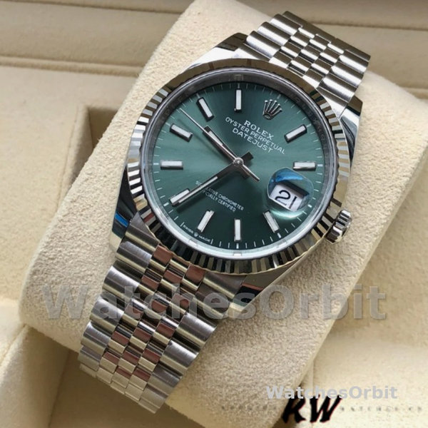 Rolex Datejust 126234 Stainless Steel Mint Green Dial 36MM Unisex Replica Watch