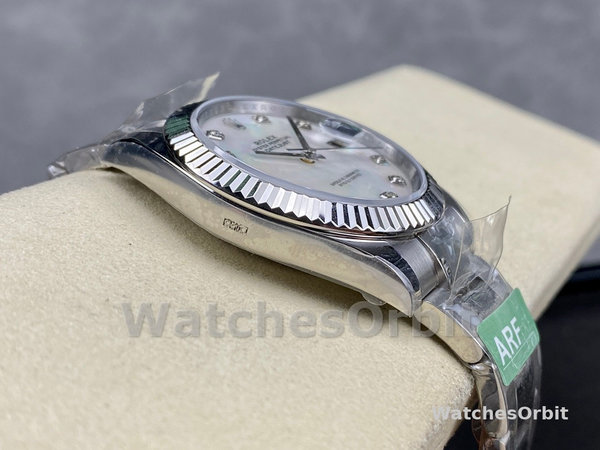 Rolex Datejust 126334 Fluted Bezel White MOP Dial 41MM Mens Replica Watch