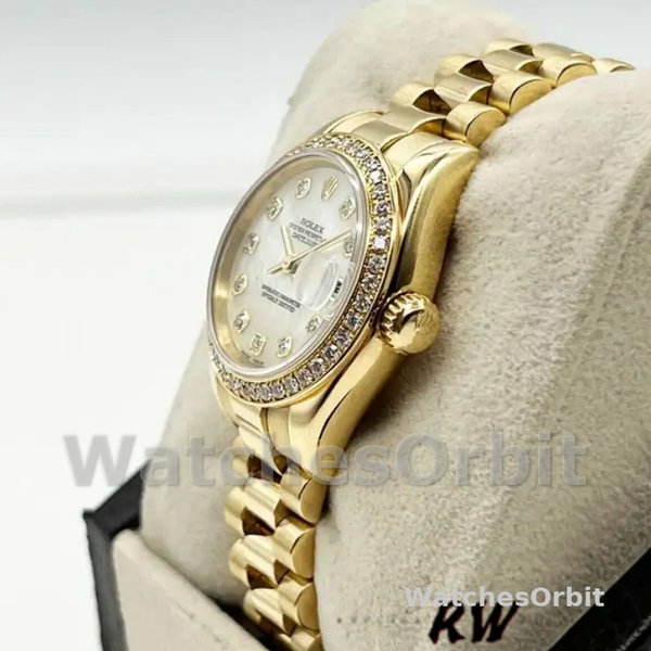 Rolex Datejust 179138 Mother Of Pearl Diamond Dial 26MM Lady Replica Watch