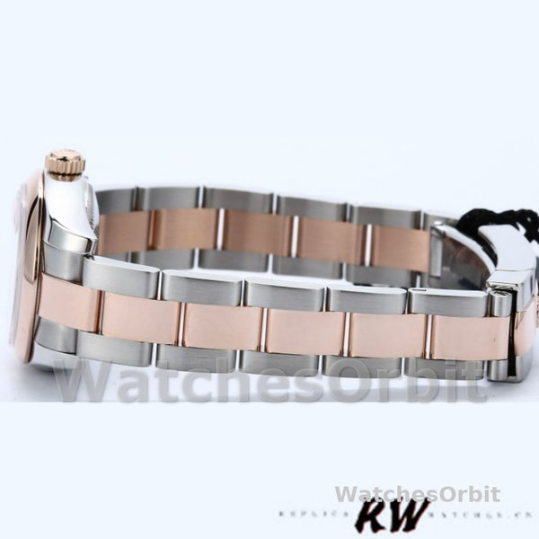 Rolex Datejust 179161 Stainless Steel and Everose Gold Chocolate Brown Dial 26MM Lady Replica Watch