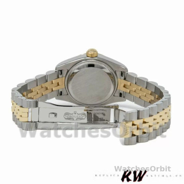 Rolex Datejust 179173 Black Dial Fluted Bezel 26MM Lady Replica Watch