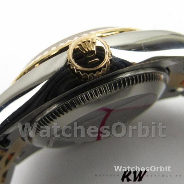 Rolex Datejust 179173 Gray Diamond Dial Fluted Bezel 26MM Lady Replica Watch