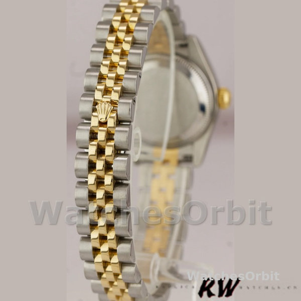 Rolex Datejust 179173 Silver Jubilee Diamond Dial Fluted Bezel 26MM Lady Replica Watch