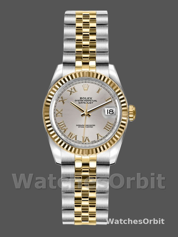Rolex Datejust 179173 Silver Roman Numeral Dial 26MM Lady Replica Watch