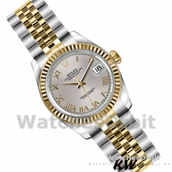 Rolex Datejust 179173 Silver Roman Numeral Dial 26MM Lady Replica Watch