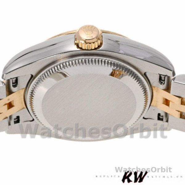 Rolex Datejust 179173 White Dial Diamonds Fluted Bezel 26MM Lady Replica Watch