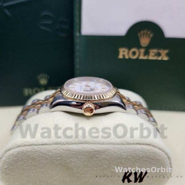 Rolex Datejust 179173 White Index Dial Fluted Bezel 26MM Lady Replica Watch