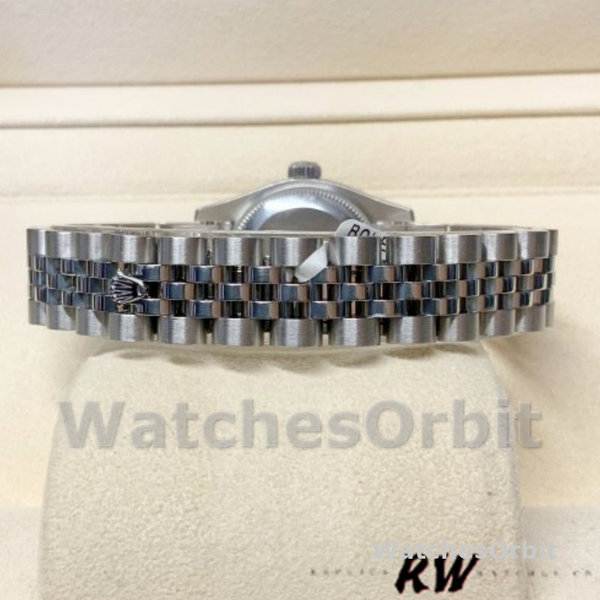 Rolex Datejust 179174 Blue Diamond Dial Fluted Bezel 26MM Lady Replica Watch