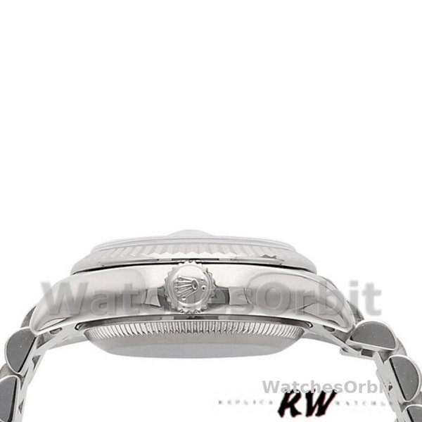 Rolex Datejust 179179 Blue Diamond Dial Fluted Bezel 26MM Lady Replica Watch