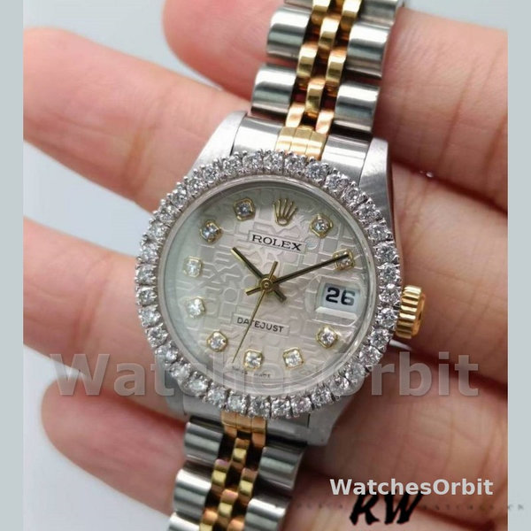 Rolex Datejust 179383 Silver Jubilee Dial 26MM Lady Replica Watch