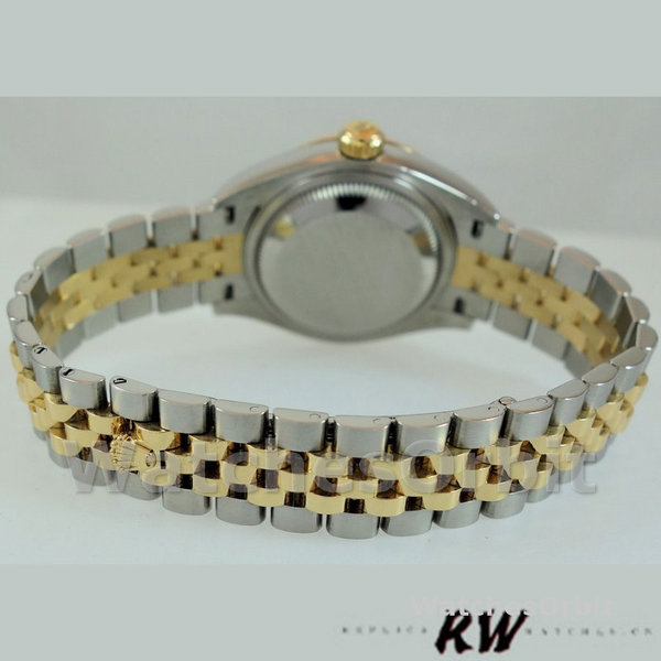 Rolex Datejust 279163 Champagne Index Dial Domed Bezel 28mm Lady Replica Watch