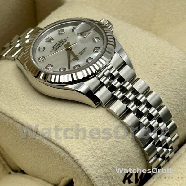 Rolex Datejust 279174 Stainless Steel Mother Of Pearl Diamond Dial 28mm Lady Replica Watch