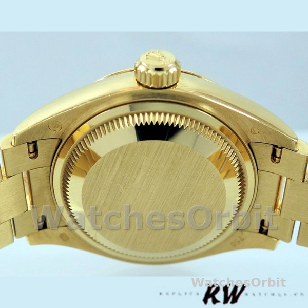 Rolex Datejust 279178 Silver Roman Dial Yellow Gold 28mm Lady Replica Watch