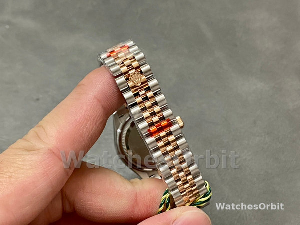 Rolex Datejust 28 Chocolate Diamond Dial m279135rbr 0018 Women's Watch
