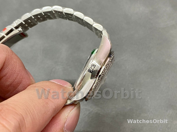 Rolex Datejust 28 Silver Dial Diamond Bezel m279384rbr 0021 Women's Watch