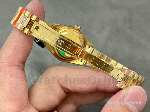 Rolex Datejust 28 Solid 18K Yellow Gold 279138RBR 0006 Women's Watch
