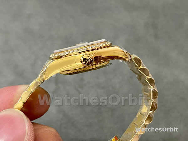 Rolex Datejust 28 Solid 18K Yellow Gold 279138RBR 0006 Women's Watch