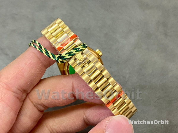 Rolex Datejust 28 Solid 18K Yellow Gold 279138RBR 0006 Women's Watch
