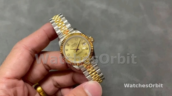 Rolex Datejust 28mm Stainless Steel and Yellow Gold m279173 0011 Women's Watch