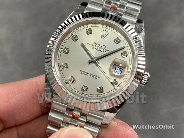 Rolex Datejust 31 and 41mm Oystersteel Silver Dial m278274 0030