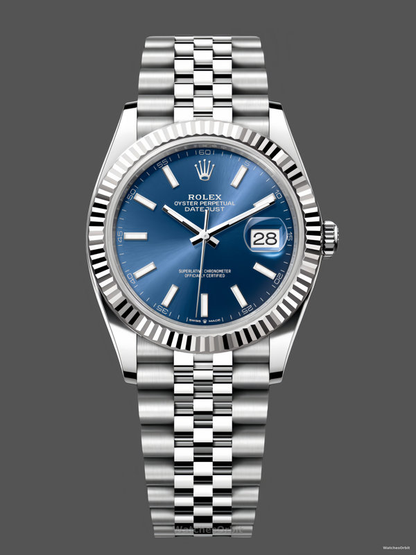 Rolex Datejust 31 Fluted Bezel Blue Dial m278274 Women's Watch