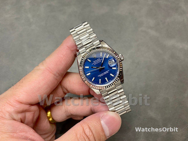 Rolex Datejust 31 Fluted Bezel Blue Dial m278274 Women's Watch