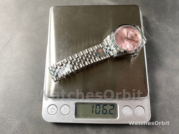 Rolex Datejust 31 Pink Dial Diamonds Jubilee 278274 0032 Women's Watch