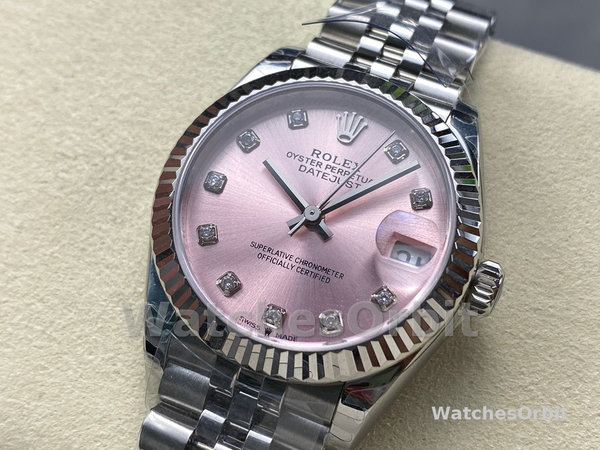 Rolex Datejust 31 Pink Dial Diamonds Jubilee 278274 0032 Women's Watch
