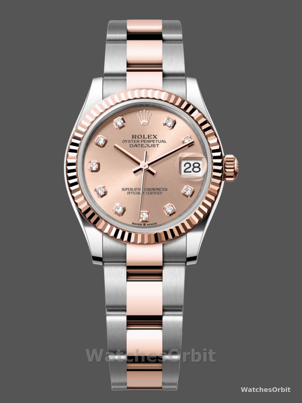 Rolex Datejust 31 Rose Diamond Dial 278271 0023 Women's Watch