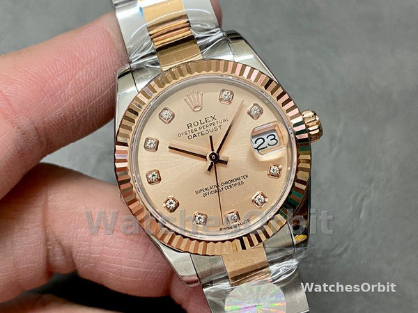 Rolex Datejust 31 Rose Diamond Dial 278271 0023 Women's Watch