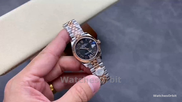 Rolex Datejust 31 Slate Grey Dial Diamond VI 278271 0030 Women's Watch