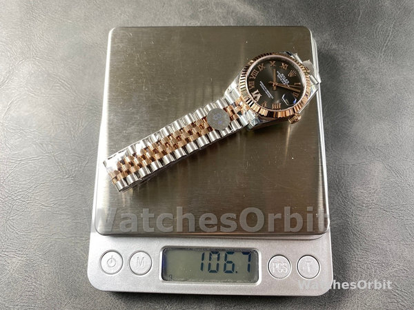 Rolex Datejust 31 Slate Grey Dial Diamond VI 278271 0030 Women's Watch