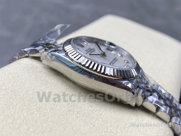 Rolex Datejust 31 Steel & 18K White Gold 278274 0006 Women's Watch