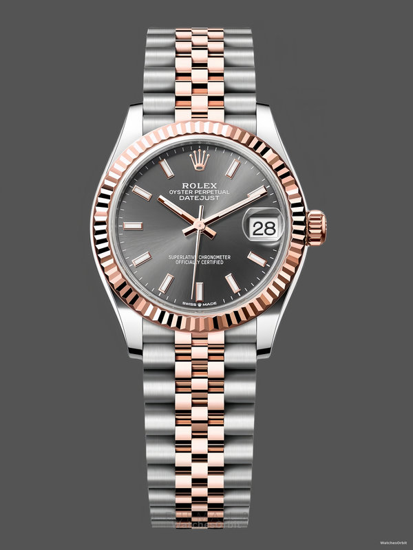 Rolex Datejust 31 Two Tone Fluted Slate Jubilee 278271 0018