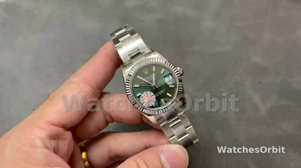 Rolex Datejust 31 White Gold Mint Green Dial M278274 0017 Women's Watch