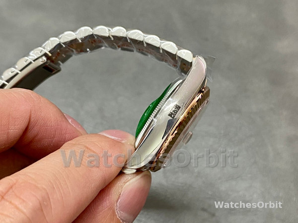 Rolex Datejust 31mm Stainless Steel and Rose Gold m278271 0010 Rose Index Jubilee ladies watch