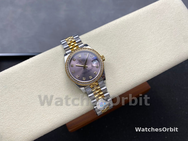 Rolex Datejust 31mm Stainless Steel and Yellow Gold 278383RBR 0022 Grey Diamond Jubilee