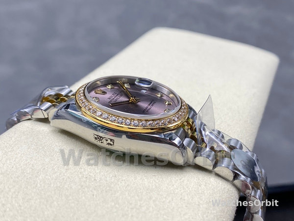 Rolex Datejust 31mm Stainless Steel and Yellow Gold 278383RBR 0022 Grey Diamond Jubilee