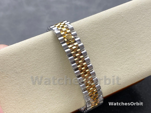 Rolex Datejust 31mm Stainless Steel and Yellow Gold 278383RBR 0022 Grey Diamond Jubilee