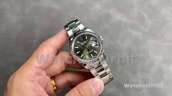 Rolex Datejust 36 White Gold Fluted Bezel 126234 0052 Unisex Watch