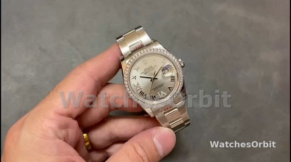 Rolex Datejust 36mm Stainless Steel m126284rbr 0022 Silver Roman VI IX Oyster