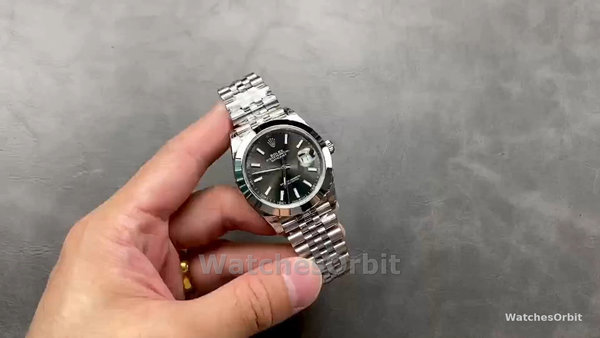 Rolex Datejust 41 41mm 126300 0012 Bright Black Index Dial