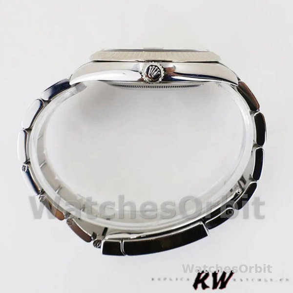 Rolex Datejust 41 Fluted Bezel Black Diamond Dial m126334 0011 Mens Replica Watch