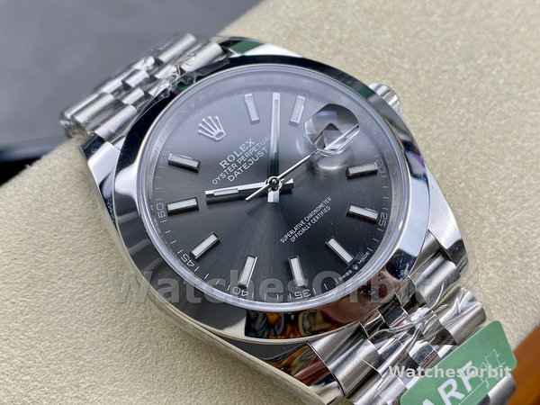Rolex Datejust 41 Oyster Stainless Steel Slate Dial M126300 0007 Men's Watch